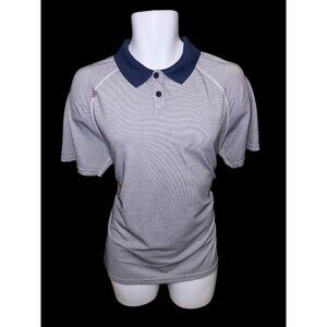 Rhone Polo Shirt Mens Medium Light Gray Performance Golf Short Sleeve Logo